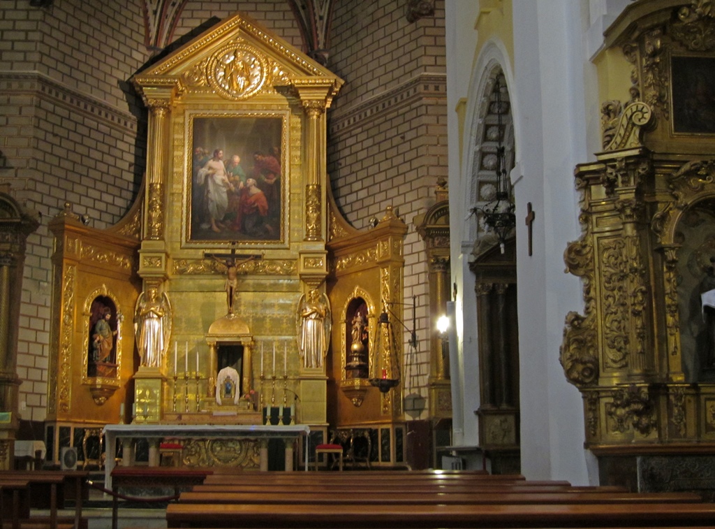 Main Altar, with Doubt of St. Thomas